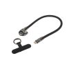 Lanberg USB Type-C (M/M) 2.0 kábel, 30 cm, csuklópánt/kulcstartó, 240W