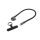 Lanberg USB Type-C (M/M) 2.0 kábel, 30 cm, csuklópánt/kulcstartó, 240W