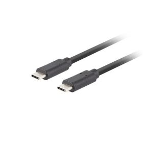   Lanberg USB-C (M/M) 3.1 Gen 2 kábel, 1 m, 10 Gb/s PD 100W, fekete
