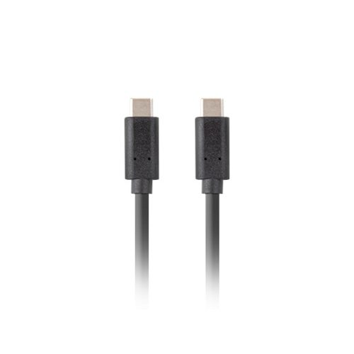 Lanberg USB-C 3.1 Gen2 kábel, 1,8 m, Quick Charge 4.0 PD100W, fekete