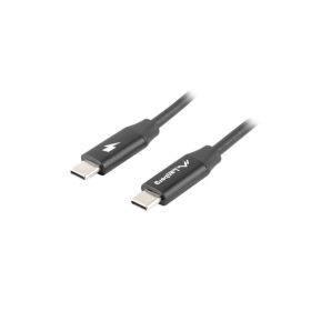   Lanberg USB-C 2.0 kábel, 1,8 m, Quick Charge 4.0 PD60W, fekete