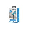 Lanberg USB-C (M/M) 4.0 kábel 2 m, 240W 8K 60 Hz, fekete-kék