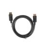 Lanberg displayport v1.2 kábel, 4K@60Hz, 3 méter, fekete