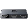 Baseus Matrix HDMI elosztó, szürke