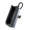 Baseus Bend Angle No.7 USB Type-C HUB, szürke
