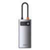 Baseus Metal Gleam 4-in-1 USB Type-C HUB dokkoló állomás, szürke