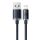Baseus Crystal Shine USB Type-A – iPhone, 2.4A gyorstöltő adatkábel, 1.2m, fekete