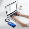Baseus Crystal Shine USB Type-C – iPhone, 20W gyorstöltő adatkábel, 1.2m, fekete