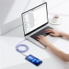 Baseus Crystal Shine USB Type-C – iPhone, 20W gyorstöltő adatkábel, 2m, lila
