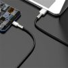 Baseus Cafule Metal USB Type-A – USB Type-C, 66W gyorstöltő adatkábel, 0.25m, fekete