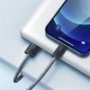 Baseus Dynamic USB Type-A – iPhone, 2.4A gyorstöltő adatkábel, 2m, szürke