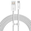 Baseus Dynamic USB Type-A – USB Type-C, 100W gyorstöltő adatkábel, 2m, fehér
