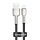 Baseus Cafule Metal USB Type-A – iPhone, 2,4A gyorstöltő adatkábel, 0.25m, fekete