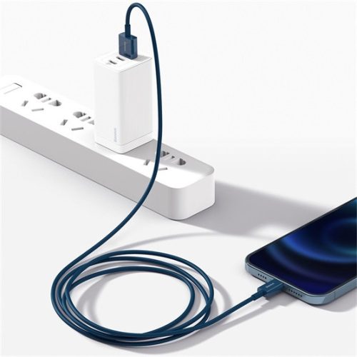 Baseus Superior USB Type-A – iPhone, 2.4A gyorstöltő adatkábel, 1 m, kék