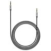 Baseus Yiven M30 3,5 mm jack sztereó audió kábel, 1 m, fekete/ezüst