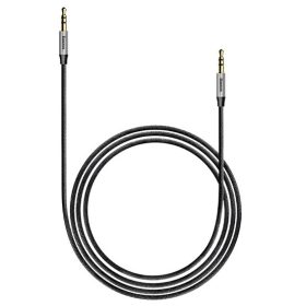   Baseus Yiven M30 3,5 mm jack sztereó audió kábel, 1 m, fekete/ezüst