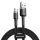Baseus Cafule USB Type-A – Micro USB, 7.5W töltőkábel, 2m, fekete/szürke