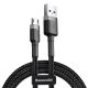 Baseus Cafule USB Type-A – Micro USB, 7.5W töltőkábel, 2m, fekete/szürke