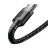 Baseus Cafule USB Type-A – Micro USB, 7.5W töltőkábel, 2m, fekete/szürke