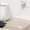Baseus Superior USB Type-A – iPhone+USB Type-C+Micro USB, 3.5A gyorstöltő adatkábel, 1.5m, fehér