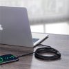 Baseus Cafule USB Type-C, 100W gyorstöltő adatkábel, 2m, fekete/szürke