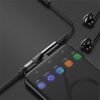 Baseus L41 USB Type-C – USB Type-C/3,5 mm jack audió és táp adapter, fekete