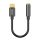Baseus L54 USB Type-C – 3,5 mm jack audió kábel, fekete