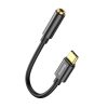 Baseus L54 USB Type-C – 3,5 mm jack audió kábel, fekete