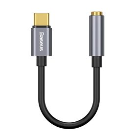 Baseus L54 USB Type-C – 3,5 mm jack audió kábel, szürke