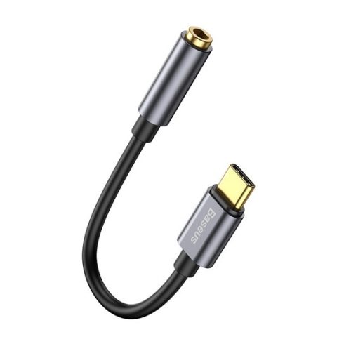 Baseus L54 USB Type-C – 3,5 mm jack audió kábel, szürke