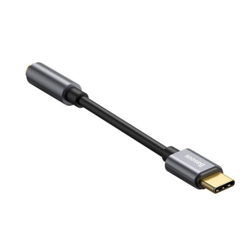 Baseus L54 USB Type-C – 3,5 mm jack audió kábel, szürke