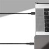 Baseus Tungsten Gold USB Type-C – iPhone, PD 20W gyorstöltő adatkábel, 1m, fekete