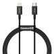 Baseus Superior USB Type-C – iPhone, 20W gyorstöltő adatkábel, 1m, fekete