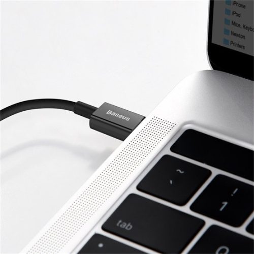Baseus Superior USB Type-C – iPhone, 20W gyorstöltő adatkábel, 1m, fekete