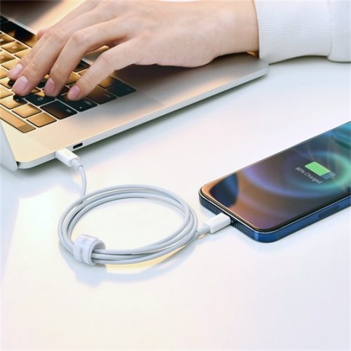 Baseus Superior USB Type-C – iPhone, 20W gyorstöltő adatkábel, 1m, fehér