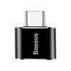 Baseus Mini USB Type-A – USB Type-C átalakító adapter, fekete