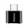 Baseus Mini USB Type-A – USB Type-C átalakító adapter, fekete