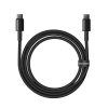 Baseus Tungsten Gold USB Type-C, 100W gyorstöltő adatkábel, 1m, fekete