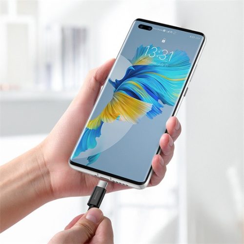Baseus Superior USB Type-A – USB Type-C, 66W gyorstöltő adatkábel, 1 m, fekete
