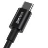 Baseus Superior USB Type-C, 100W gyorstöltő adatkábel, 1m, fekete