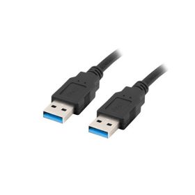 Lanberg USB-A (M/M) 3.0 kábel, 1,8 m, fekete