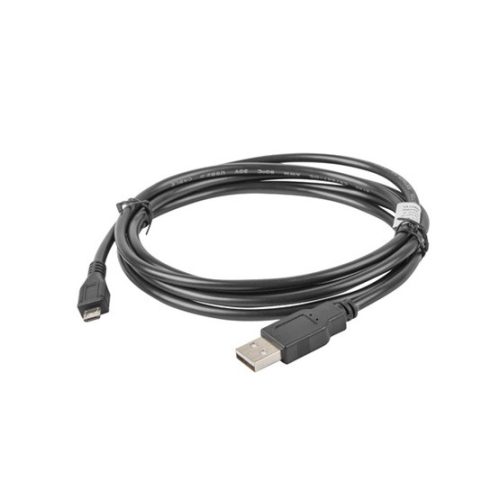 Lanberg USB micro (M)->USB-A (M) 2.0 kábel, 1,8 m, fekete