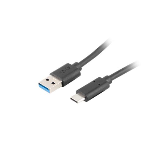 Lanberg USB-C (M) - USB-A (M) 1,8 méter 3.1 kábel, fekete