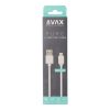 AVAX CB123W PURE USB A-Type C kábel, 2.1A, fehér - 2m