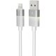 AVAX CB310 GLOWY USB-A - Lightning töltőkábel, fehér - 1m