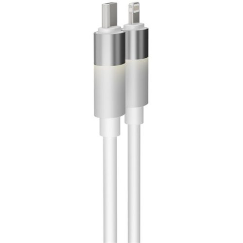 AVAX CB314 GLOWY 27W USBC–Lightning töltőkábel, fehér - 1m