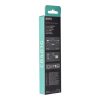 AVAX CB401G STEELY 20W USBA–Lightning töltőkábel, acélszürke - 1,5m