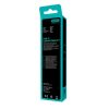 AVAX CB4303 2x 60W USBC gyorstöltő szilikon kábelcsomag, fehér - 1,5m