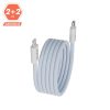 AVAX CB611LB MAGNETY 27W USBC–Lightning fonott mágneses töltőkábel, világoskék - 1m