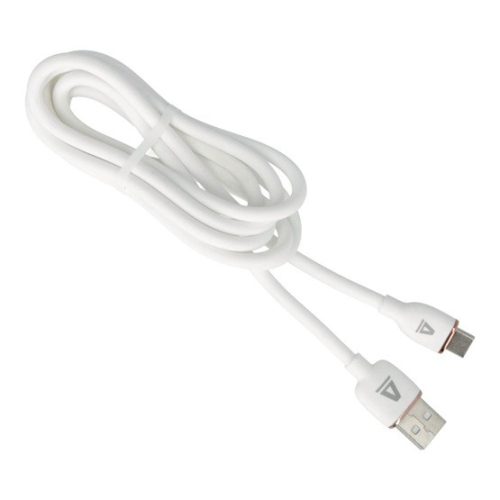 AVAX CB620 CREAMY+ USB A - Type C gyorstöltő kábel, 2.4A, fehér-roséarany - 1,5m